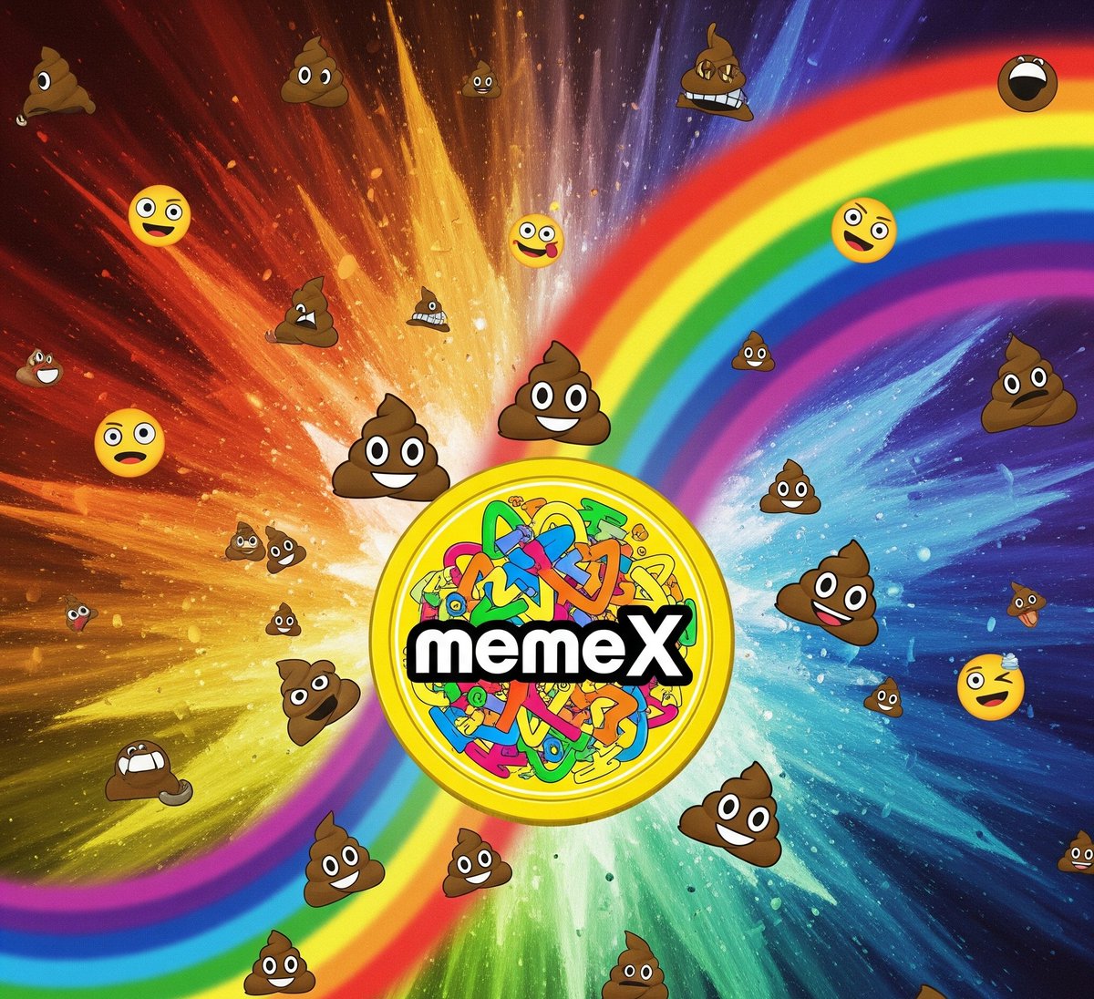 Its_NOVA3's tweet photo. Ready to farm the rainbow chaos with style?
@MemeX_MRC20  isn’t just a meme — it’s a whole new $700K reality on-chain!
💩🌈 Join the wild ride on @Kaito_AI
🏆 Leaderboard glory. Meme madness. M-tokens everywhere.
👇Let the degeneracy begin👇
 https://t.co/Y69IWiWdoI
#MemeX https://t.co/0izjJKNrpn