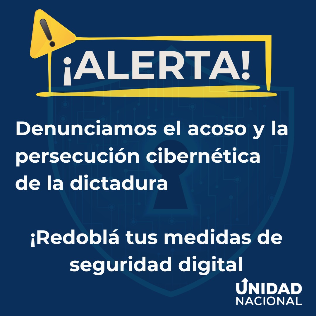 UnidadNic's tweet image. 🚨🚨Alerta de Seguridad Digital para la comunidad democrática nicaragüense 🚨🚨#AlertaDigital #CiberseguridadNicaragua #DemocraciaEsPrivacidad