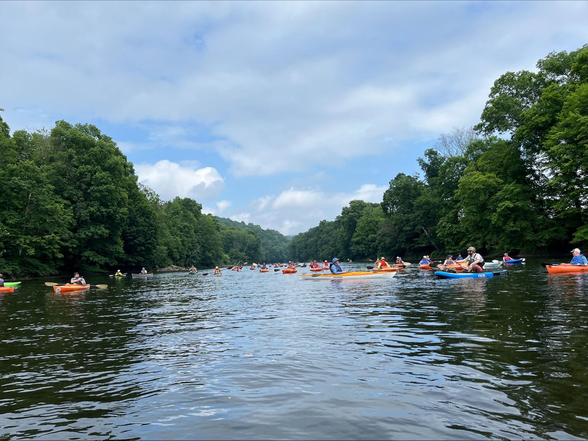 The Delaware River is PA’s 2025 River of the Year! 🌊 To celebrate, @DCNR hosted a River of the Year Paddle event with kayaking, games, and exhibits. With over 2,100 miles of water trails across the state, PA is a paddler’s paradise. ow.ly/gE5U50WjQnN