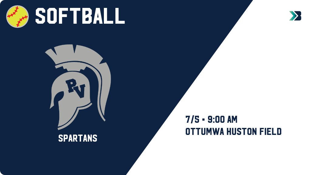 Softball (Varsity) Game Day! - Check out the event preview for the Pleasant Valley Spartans. It starts at 9:00 AM and is at Ottumwa Huston Field. gobound.com/ia/ighsau/soft…