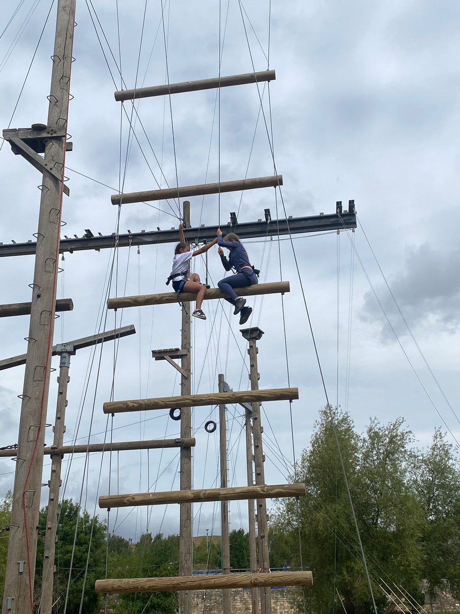 _Sandringham's tweet image. Scaling new heights on Jacob's Ladder. Are we afraid? Maybe a little bit but we are Sandringham and we are reaching for stars! @ExceedLP