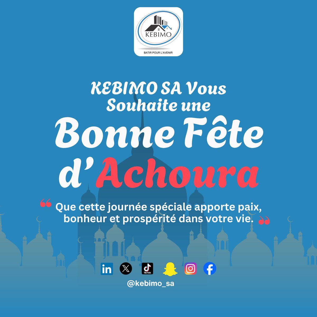 Kebimo_SA's tweet photo. #Achoura🙏🏾

Aujourd’hui on célèbre la foi, la tradition…et le thiéré ! Joyeuse fête de Tamkharit à toutes et à tous.

Yalna Yalla Nàngu Ñaan yi, Guddal Fann yi 🙏🏾

#Kebimo_Sa https://t.co/NxW28NIych