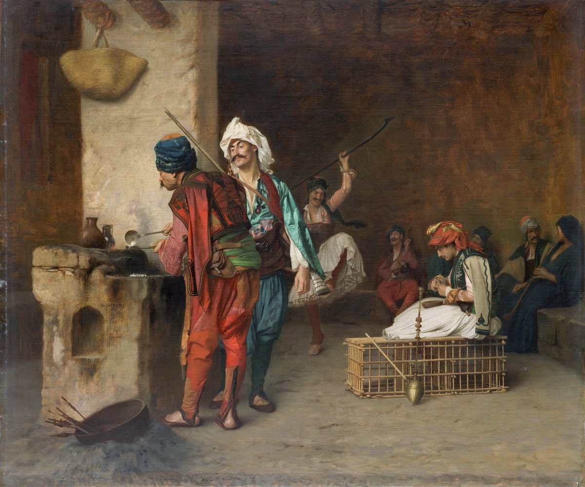 mazkulede's tweet photo. Kahire 'de Bir Kahvehane 1884
🎨 Jean-Léon Gérôme 1824 - 1904
#Gerome #Kahire #Mısır #kahve https://t.co/qcYIf2ymdN