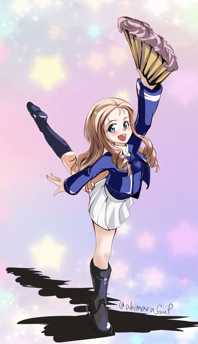 abimaru_GuP's tweet image. 本日のラクガキは戦車戦終わった後のポーズをとるマリー様!!です。体操的なポーズするマリー様最高です!
#週末ガルパンお絵描き120分一本勝負 #週末ガルパンお絵描き120分一本勝負20250705