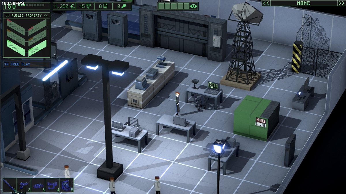 scrudgey's tweet image. test environment #gamedev #lowpoly #pixelart