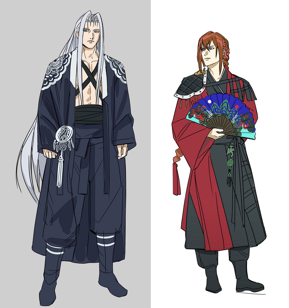 NEWB_FF7R's tweet photo. SG + Hanbok fusion #FF7    .  . https://t.co/u4iKlfTLu9