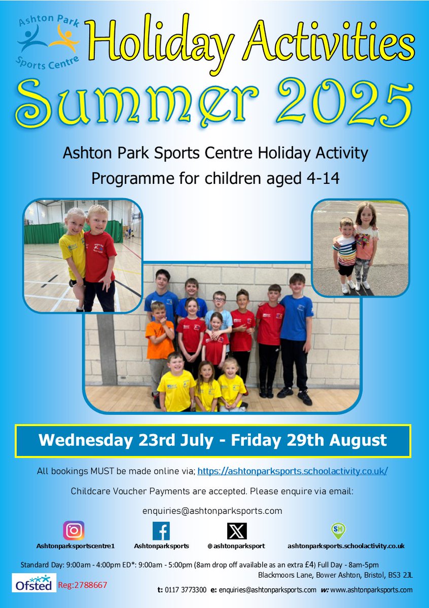 More of our Summer Holiday Activity days have sold out!!

Check out the availability we have left on our activity days. Some sessions are running out so don’t miss your chance to join the fun. 

To stay updated and avoid disappointment, we recommend signing up to our database!