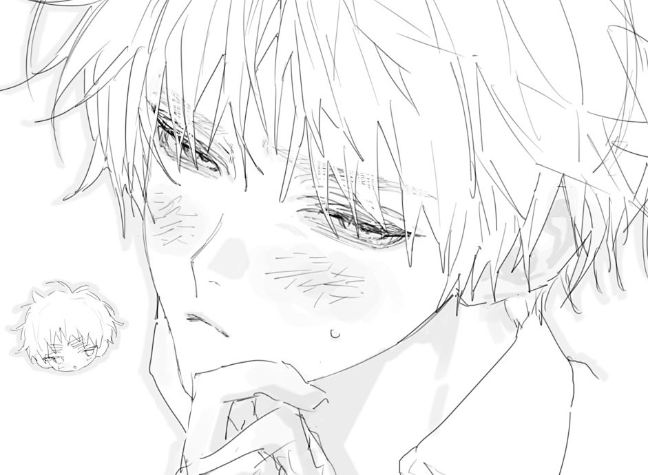 hknk_029's tweet image. 手癖らくがきアサカク