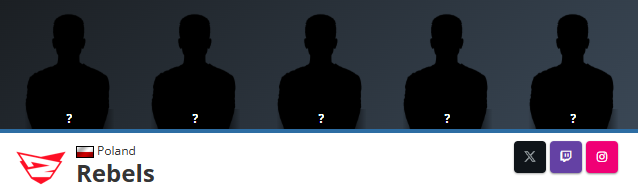 Hi, does anyone know 5 players and a coach? 😅

#BeRebels ♦
