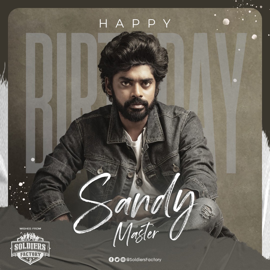 Wishing the power-packed performer and the insanely talented <a href="/iamSandy_Off/">SANDY</a> master a super energetic year ahead. Many more happy returns 💖

#HappyBirthdaySandy