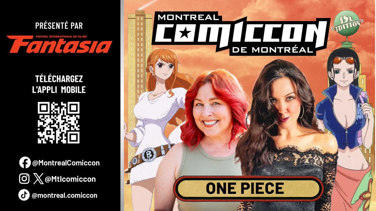 🎤Ne manquez pas Luci Christian et Stephanie Young à 15 h 30 dans la salle de conférence 514, présentée par <a href="/FantasiaFest/">Fantasia International Film Festival</a>.
**
🎤Don’t miss Luci Christian &amp; Stephanie Young at 3:30 p.m. in room 514, presented by Fantasia.