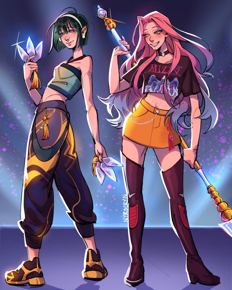 Mizisua Zoemira AU swap! 
#KPOPDEMONHUNTERS #alienstage #mizisua #zoemira