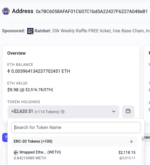 SagatCrypto's tweet image. Used the @bankrbot API to see what @elonmusk has on his wallet.
Turns out he got 0.84 ETH sitting there.
Would be pretty cool if he ever decides to use it.
Maybe make a shitcoin and airdrop it to his feed.
Holders get Tesla perks 🤷♂️