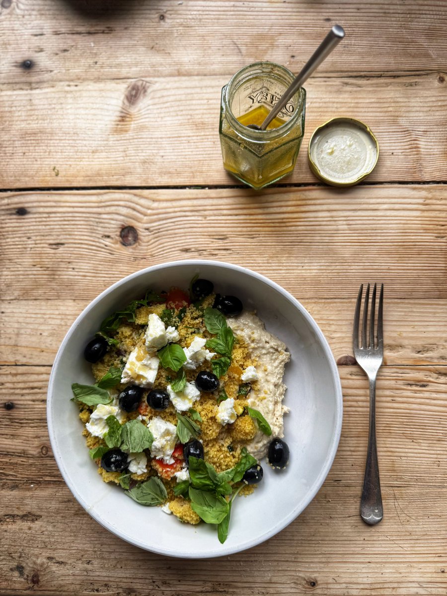 Cous Cous salad bowl 
Just love how a batch can make lunches for a good few days 

#LoveLeftovers