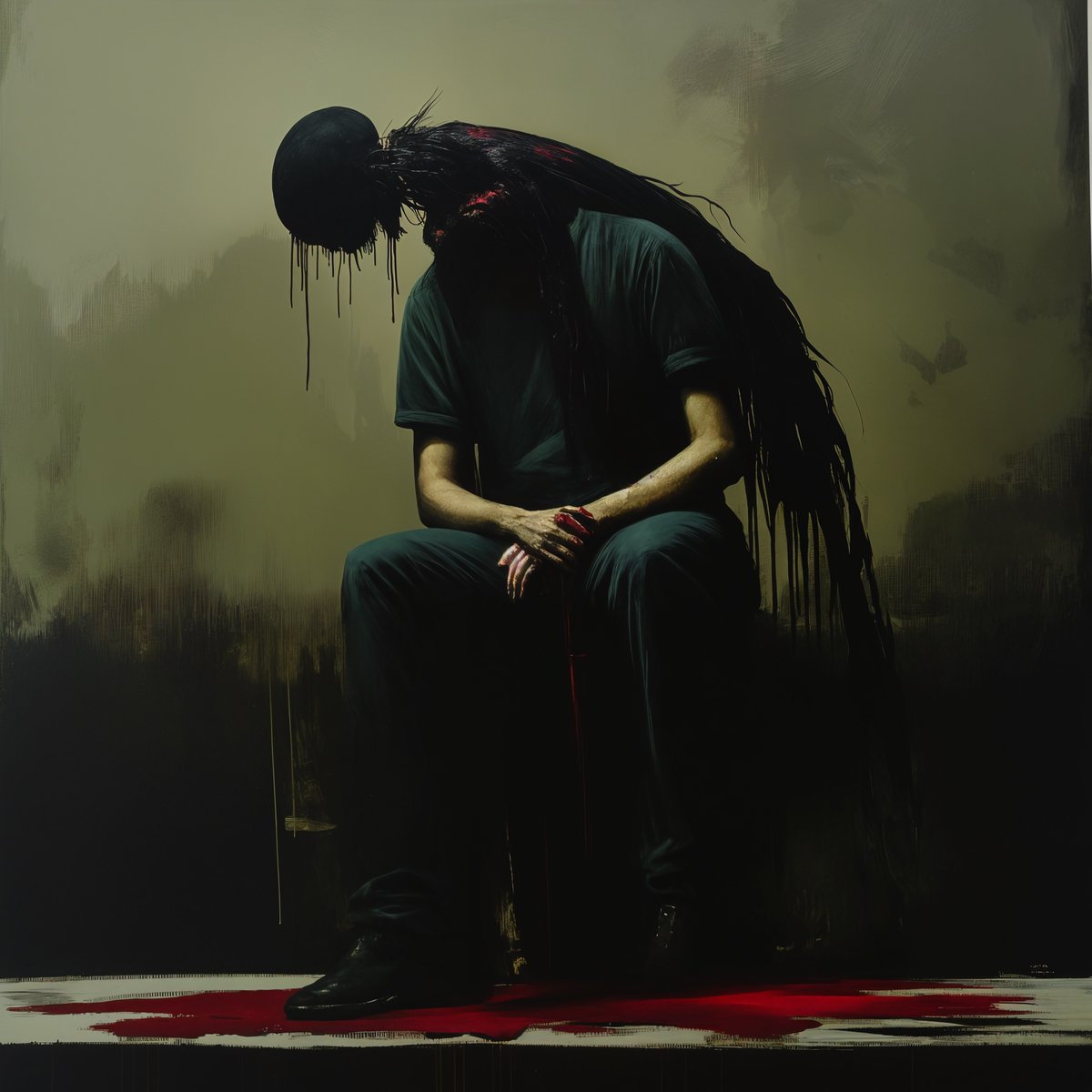 Overcome by darkness