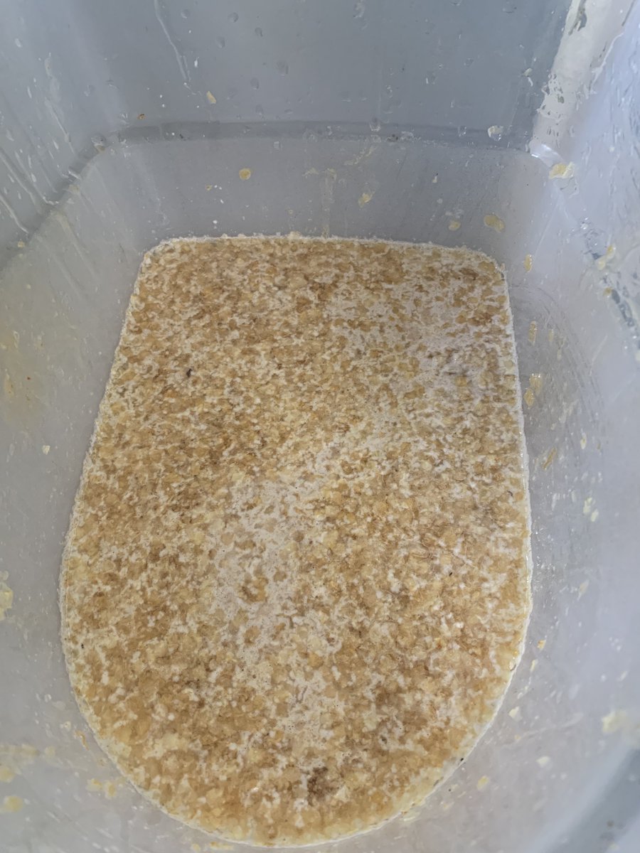 therivercottage's tweet photo. Waste not want not. Wax cappings are full of honey so I’m making mead from them. https://t.co/pr5tKjMT88