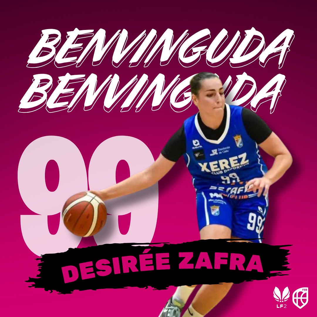 ✍🏻 FITXATGE I Donem la benvinguda a Desirée Zafra al Manresa CBF!

➡️ La temporada 24-25 ha jugat al Xerez.  Incorporem una base jove, fisica i amb un grau d’intensitat molt elevat!

Molt contents de tenir-te amb nosaltres, Desirée!

#JuguemJuntes #ManresaCBF #LF2