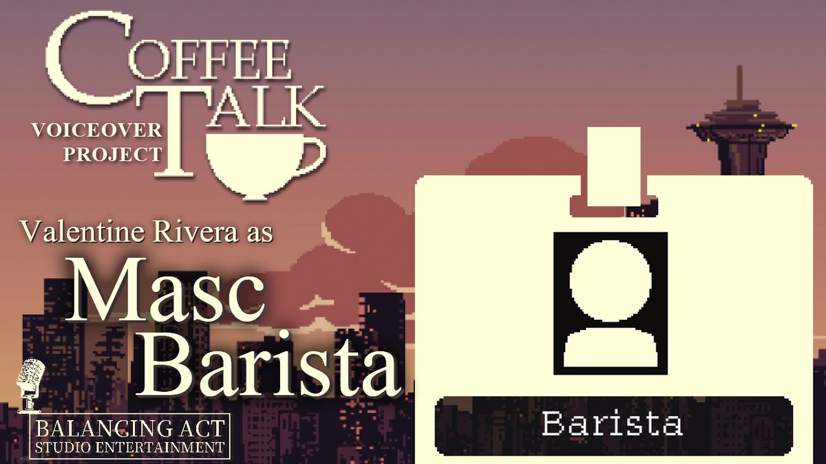 "But I think drinks have the power to connect people's hearts."

We have TWO different baristas you can choose with our mod: Feminine and Masculine, with Valentine being our masculine barista!

The mod will be released in the Steam Workshop on 7/11 12pm PST, so be on the lookout!