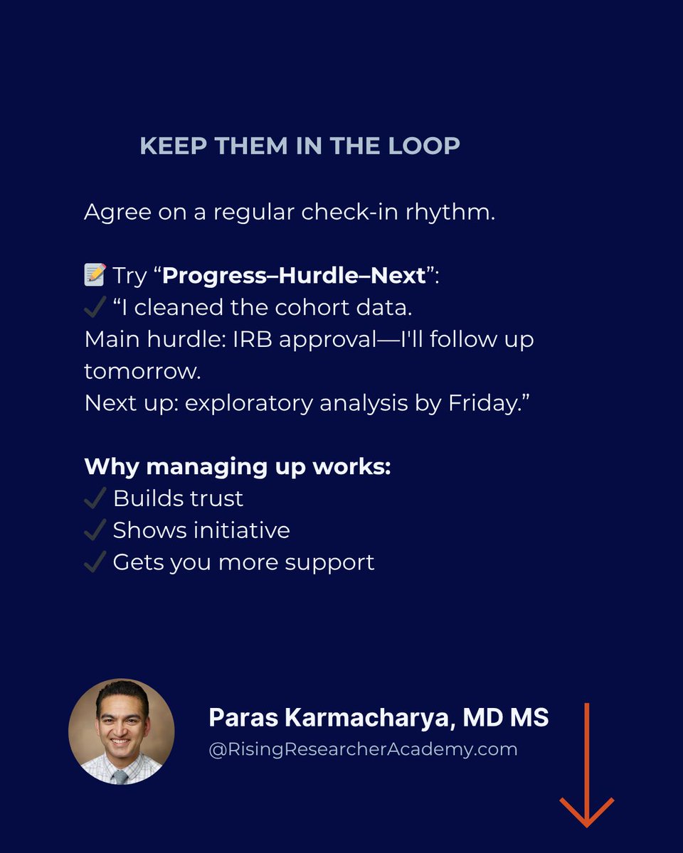 paraskarmachary's tweet image. Your mentor is tired of managing YOU.
They want YOU to manage THEM.
Managing up 📤: How to get what you want & give your mentor what they need…
1️⃣ Offer solutions, not just problems
Mentors don’t want to be bombarded with problems—they want to see your ability to think…