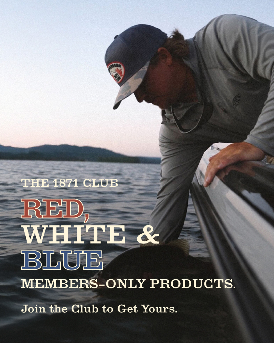 FieldandStream's tweet image. Red, white, and built for those who fish, hunt, and roam.

Join the 1871 Club and get a members-only hat and journal delivered to your door each Spring and Fall. Plus, a $15 merch credit, partner perks, access to the Member Store, and more 🇺🇸

#1871Club #America #FieldandStream