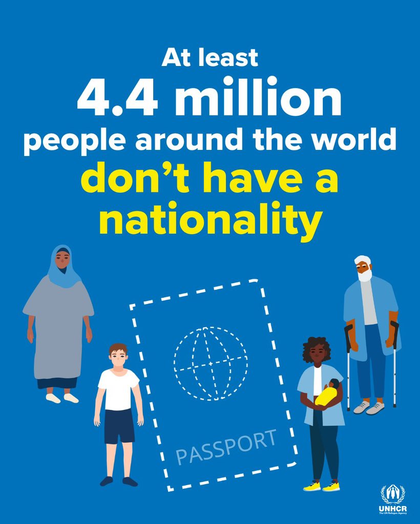 UNHCR Uganda (@unhcruganda) on Twitter photo In 2024, 47,000+ stateless people gained nationality. It’s the highest number in years, and proof that change is possible. UNHCR is working with governments around the world to close the gaps in nationality laws & #EndStatelessness for good.
#GlobalTrends
bit.ly/4b0avLo In 2024, 47,000+ stateless people gained nationality. It’s the highest number in years, and proof that change is possible. UNHCR is working with governments around the world to close the gaps in nationality laws & #EndStatelessness for good.
#GlobalTrends
bit.ly/4b0avLo