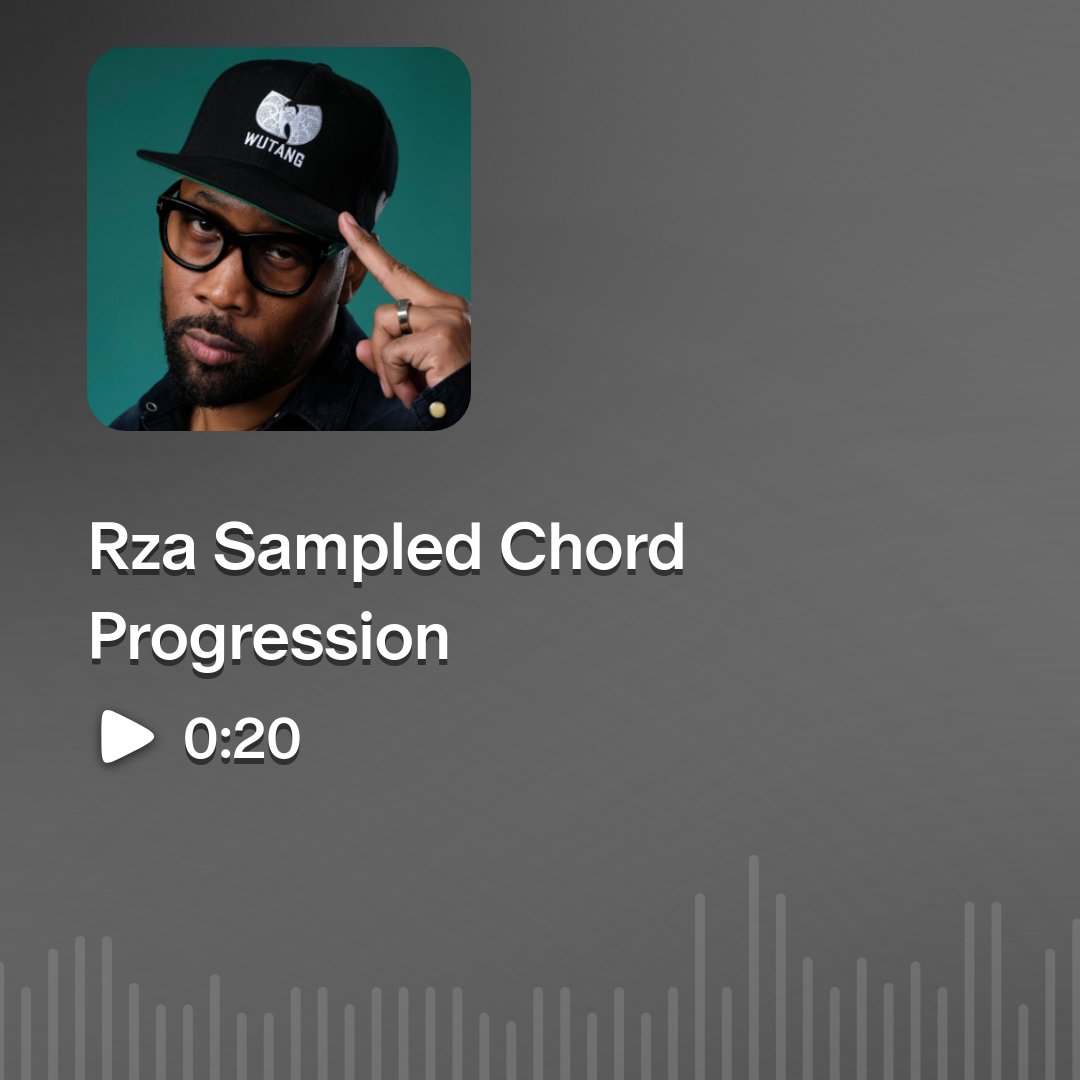Bday s/o to <a href="/RZA/">RZA!</a>  (July 5)! Decided to replay a sampled chord progression used to create New Wu. FREE for all members including free members of my patreon page (Midi is also included)

bit.ly/401Od9j