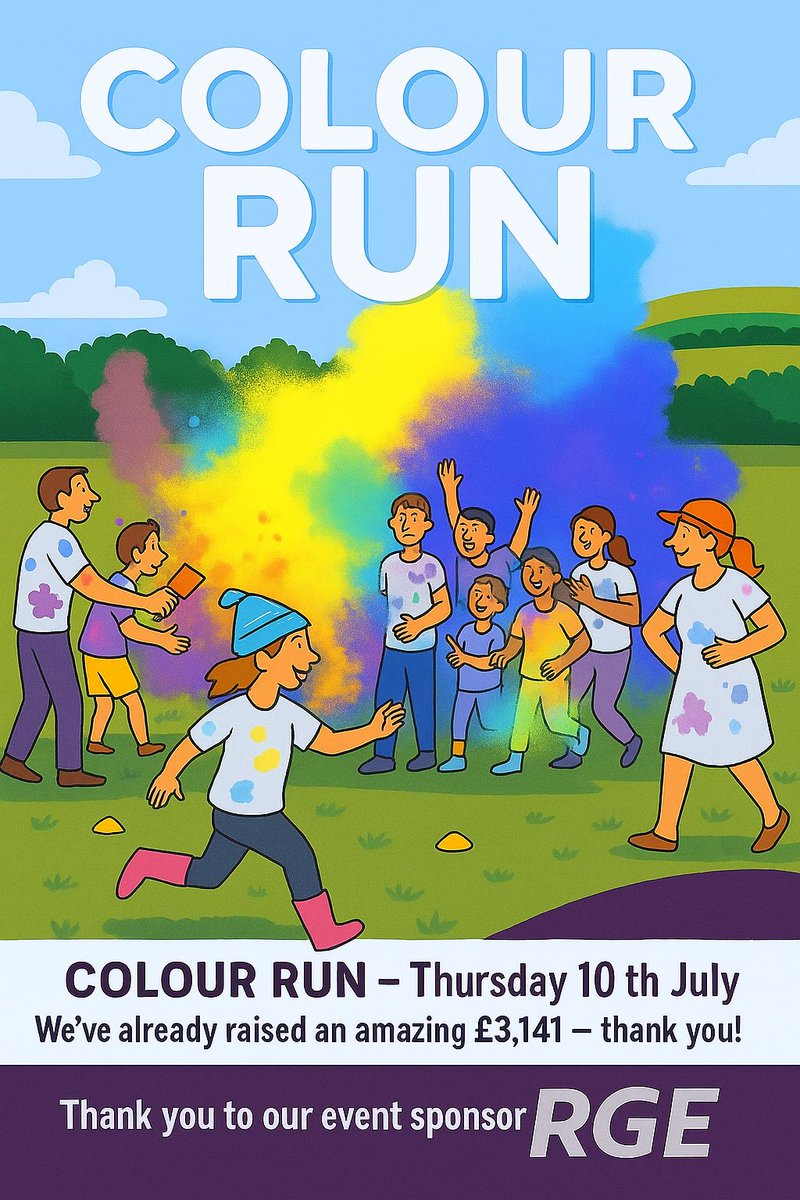 WCHS_PE's tweet image. Colour Run- Thursday 🔟th July 🌞🏃‍♂️🌞🏃

Students have raised an amazing £3,141 and the weather looks good for Thursday. Full details will go out to students on Tuesdays Form PP.