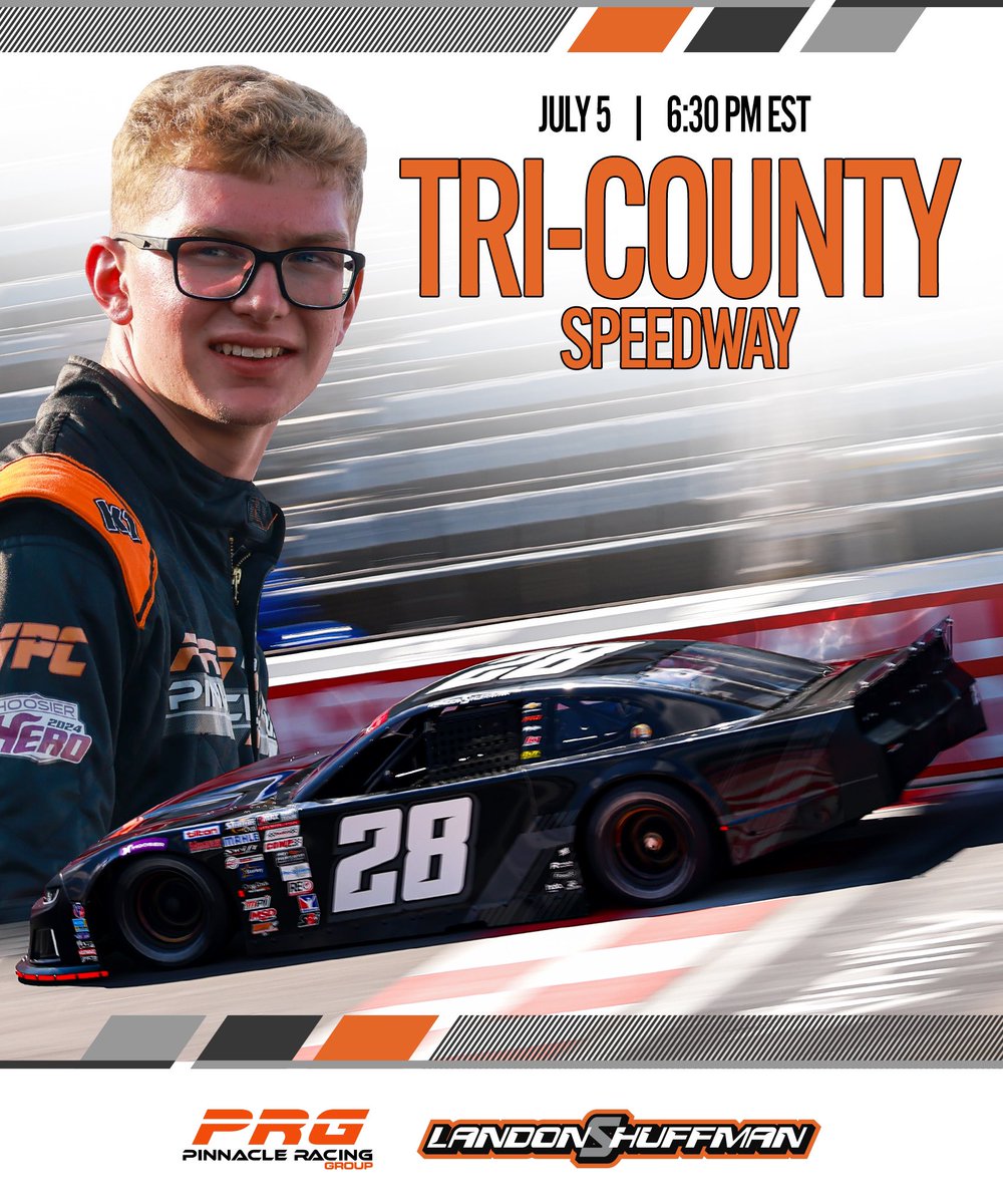 Pinnacle Racing Group (@raceprg) on Twitter photo .<a href="/LandonSHuffman/">LandonSHuffmanRacing</a> and the late model team take on <a href="/racetrico/">Tri County Speedway</a> and the Pepsi Firecracker 400 🧨 tonight at 6:30pm! .<a href="/LandonSHuffman/">LandonSHuffmanRacing</a> and the late model team take on <a href="/racetrico/">Tri County Speedway</a> and the Pepsi Firecracker 400 🧨 tonight at 6:30pm!
