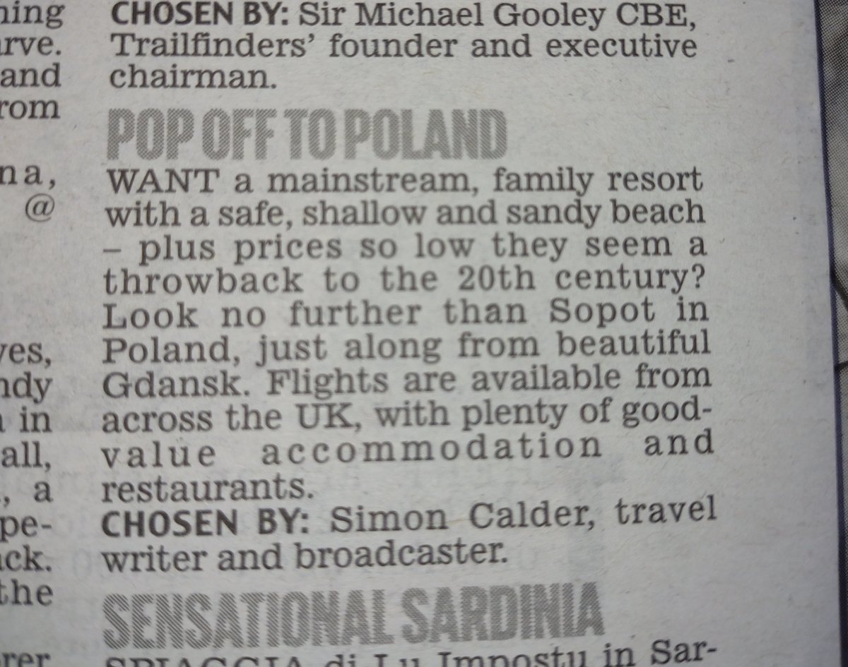 Breaking:

Ceny w Sopocie de facto nie zmieniły się od XX wieku, wg <a href="/DailyMail/">Daily Mail</a> 

Tak więc zapraszamy 🥸