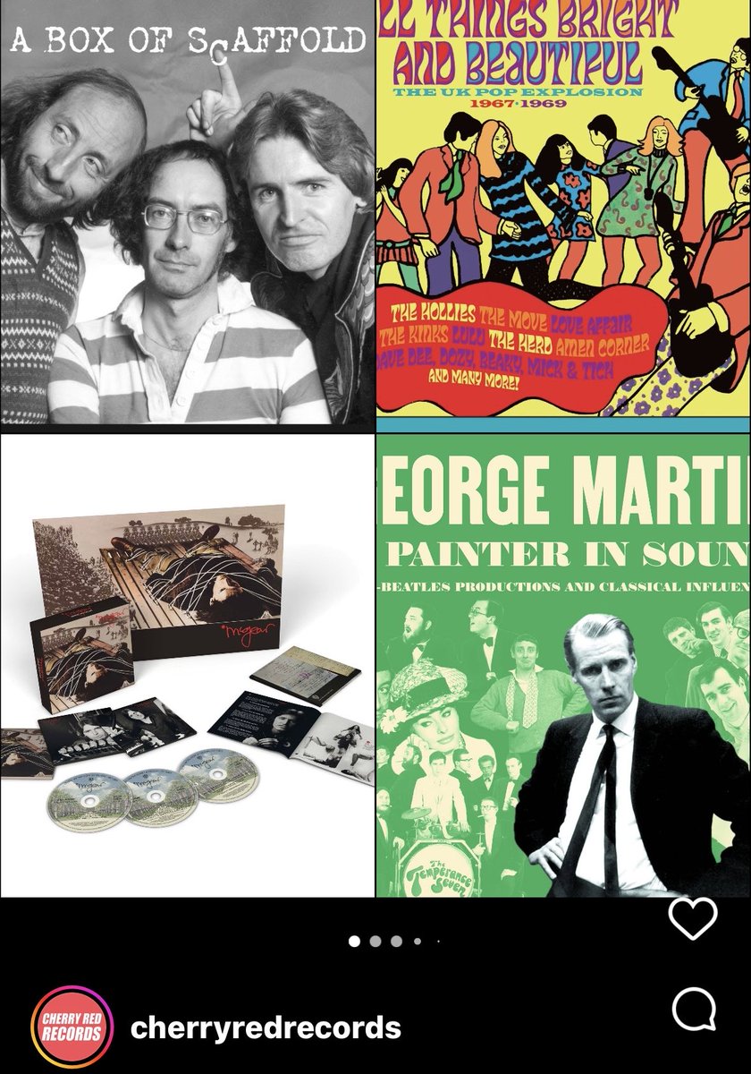 _MikeMcCartney_'s tweet image. Not only is A Box of Scaffold & the *McGear Box Set on #CherryRedEsoteric records, now they give you the great EORGE MARTI (real name #GeorgeMartin) painter of worldwide hit sounds!👌