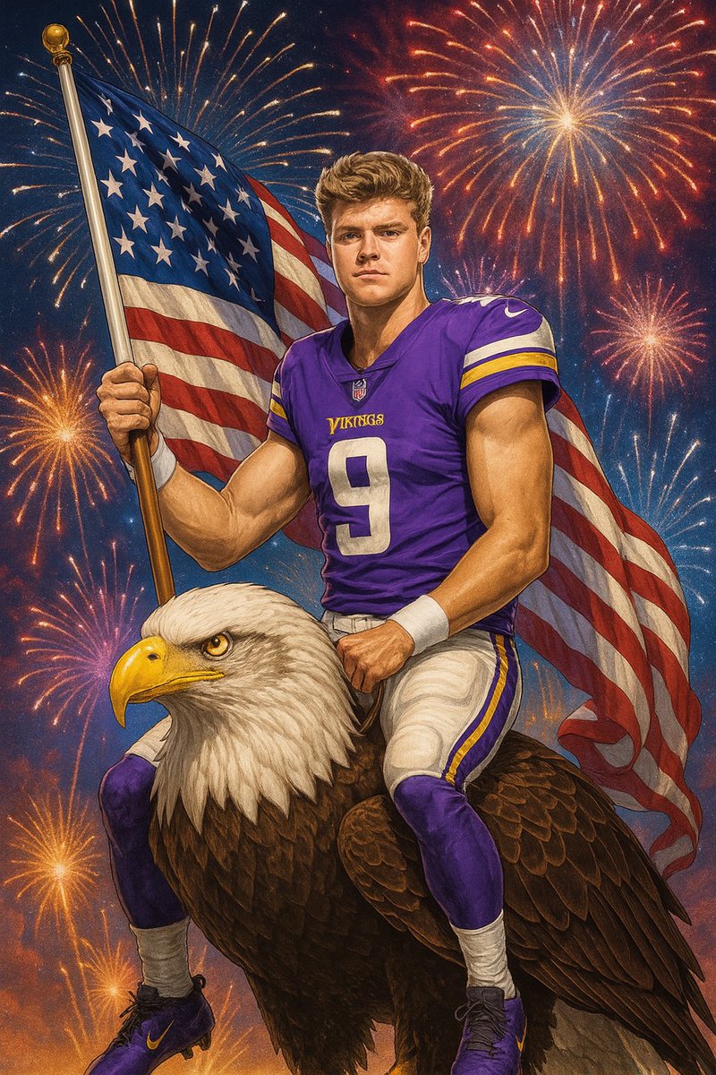 Independence Day in Minnesota was amazing last night.  And it's all thanks to one man.  #skol