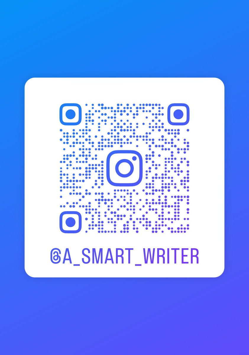 Follow me on IG!
instagram.com/a_smart_writer…
