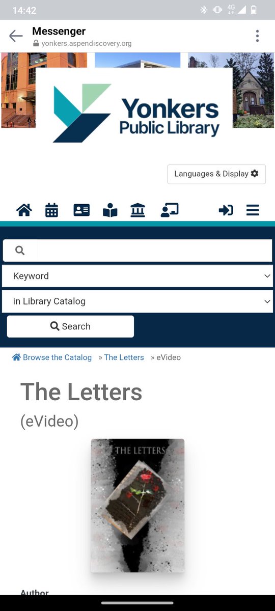 Robbie Walsh (@rbwlsh) on Twitter photo THE LETTERS is showing now and available in <a href="/yonkerslibrary/">Yonkers Public Library</a> in #NewYork #USA hit the link below π π
LINK: yonkers.aspendiscovery.org/Hoopla/1665549β¦
<a href="/JaneOwenPR/">Jane Owen Public Relations</a> <a href="/yonkerstimes/">Yonkers Times</a> <a href="/YonkersSchools/">Yonkers Public Schools</a> <a href="/CityofYonkers/">cityofyonkers</a> THE LETTERS is showing now and available in <a href="/yonkerslibrary/">Yonkers Public Library</a> in #NewYork #USA hit the link below π π
LINK: yonkers.aspendiscovery.org/Hoopla/1665549β¦
<a href="/JaneOwenPR/">Jane Owen Public Relations</a> <a href="/yonkerstimes/">Yonkers Times</a> <a href="/YonkersSchools/">Yonkers Public Schools</a> <a href="/CityofYonkers/">cityofyonkers</a>
