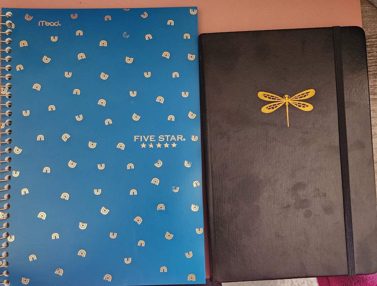 MidNightSun555's tweet photo. Day 5: Story your Tarot Journal. 
 I have 2 for 2 different decks. I started with writing my own intuitive means of the cards and keywords from the traditional deck as well as writing key elements of the imagery. https://t.co/KIwZHd0wQn