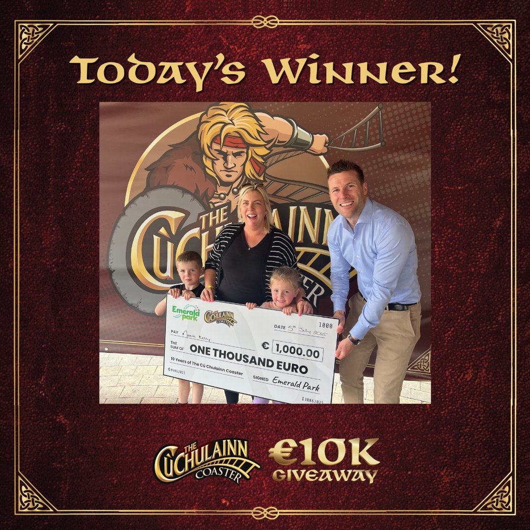 🎉 Shoutout to our 6th winner! 🎉

We’re riding past the halfway mark in our €10K Giveaway — time flies when you’re winning cash! 

Don’t wait… book now for your chance to be our next lucky winner! 💥