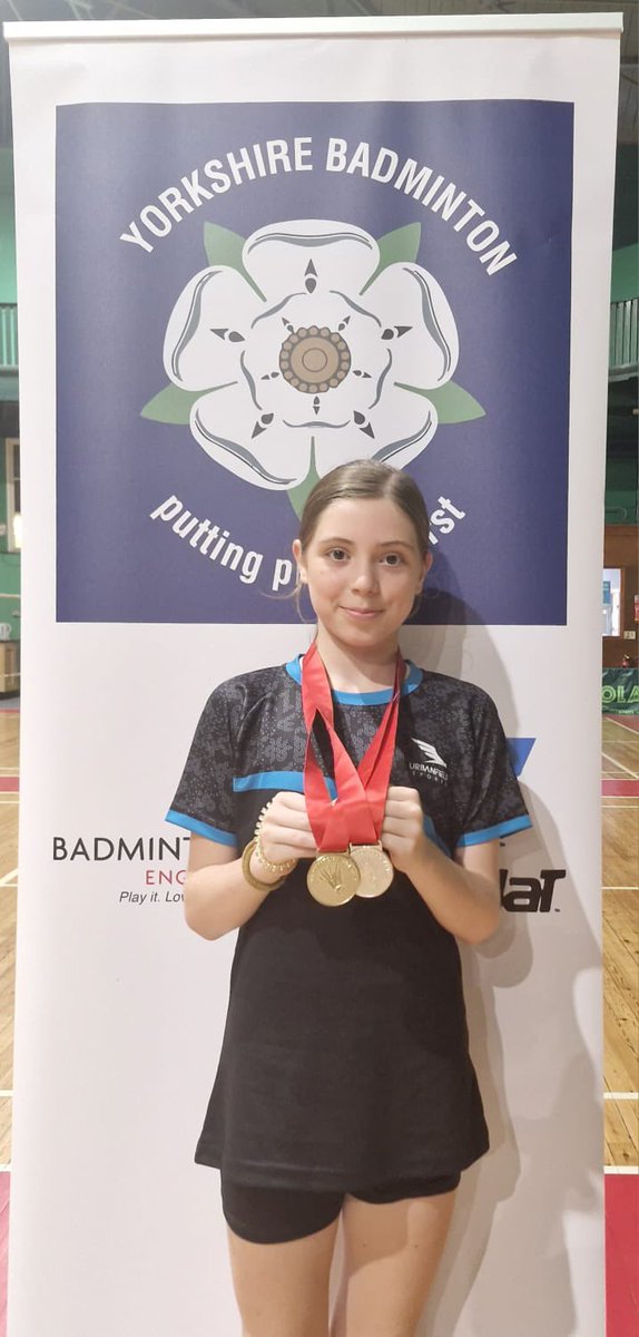 Congratulations to Neve at the recent #Yorkshire u15 Silver
GD🥉
XD🥉
Well done Neve 💪🏽🔥
•
•
•
#badminton #badmintonplayer #badmintoncoach #yorkshire #yorkshirebadminton #babolat #babolatbadminton #babolatfamily <a href="/babolat/">Babolat</a> <a href="/BE_North/">BENorth</a> <a href="/BadmintonEnglnd/">Badminton England</a> <a href="/Yorksbadders/">Yorkshire Badders</a> <a href="/YCSports/">YC Sports</a>
