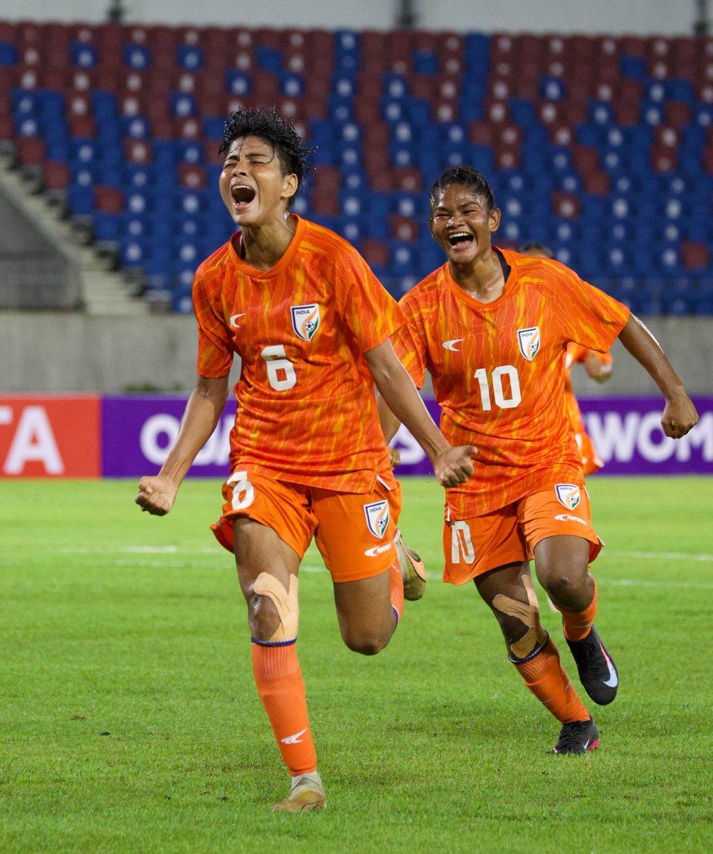 Nilanjan Datta (@dattanilanjan) on Twitter photo Thats what happens when you show passion for your country. #JaiHind Commitment. Hunger. Ambition. #AsianCup here we come. #IndianFootball History.
Congrats girls.
📸 <a href="/IndianFootball/">Indian Football Team</a>
If you give your best on the field. You always win. No excuses. Thats what happens when you show passion for your country. #JaiHind Commitment. Hunger. Ambition. #AsianCup here we come. #IndianFootball History.
Congrats girls.
📸 <a href="/IndianFootball/">Indian Football Team</a>
If you give your best on the field. You always win. No excuses.