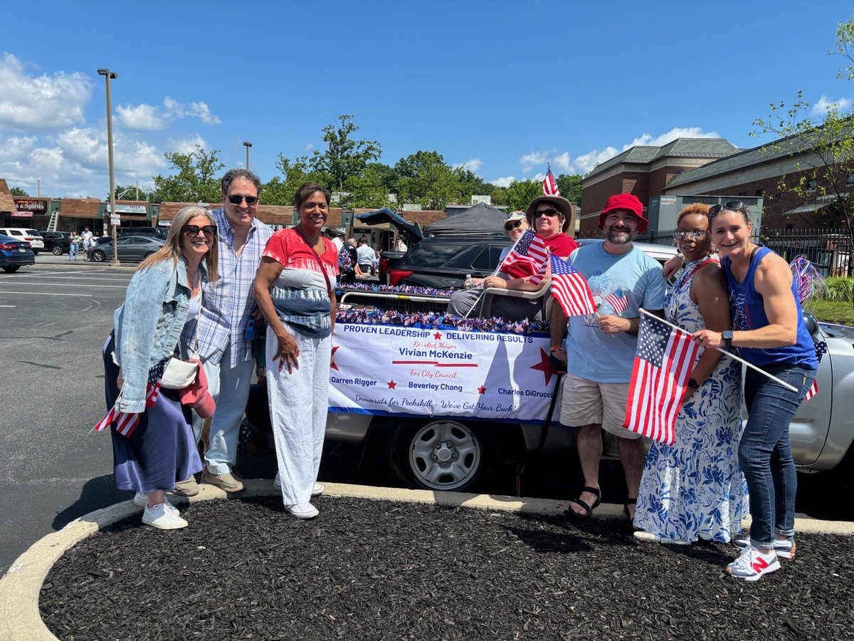 Thank you #Peekskill for an awesome July 4th parade!!