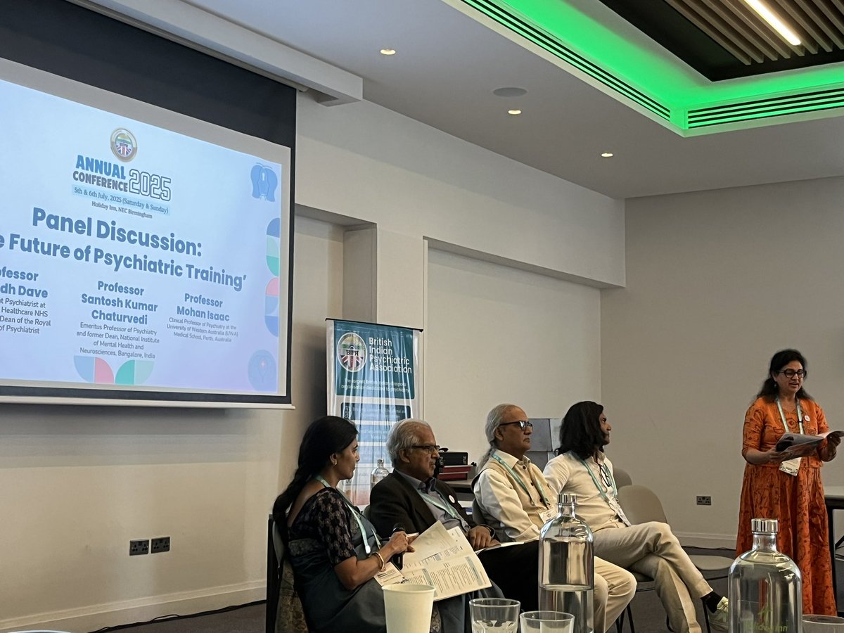 Kicking off the afternoon with our inaugural panel: three distinguished educators from around the world discuss the future of psychiatric training #BIPAConference2025