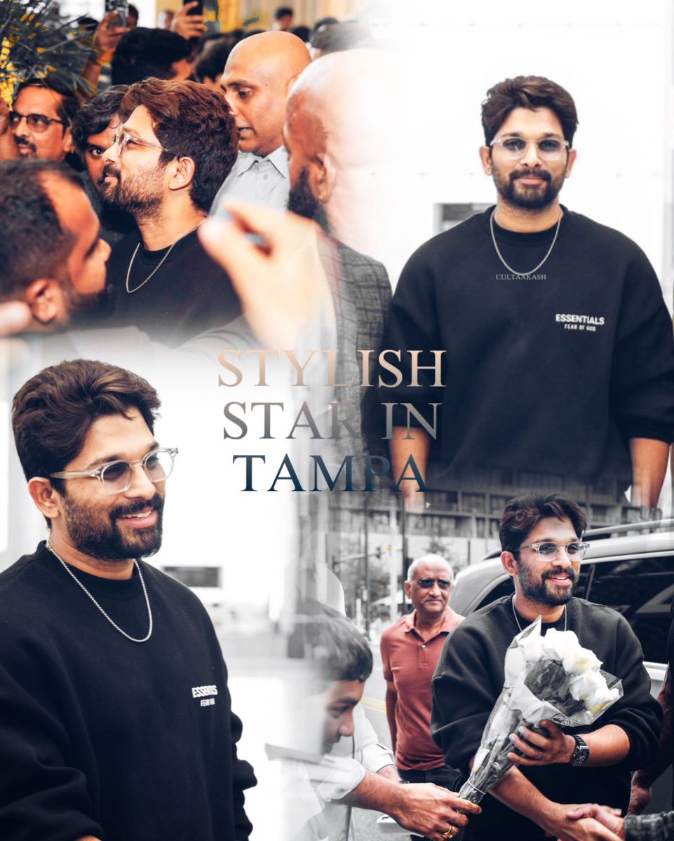 AAkash๐๐ฒ๐ช (@cultaakash) on Twitter photo My Ever stylish ICON STAR at TAMPA for NATS 2025  #alluArjun My Ever stylish ICON STAR at TAMPA for NATS 2025  #alluArjun