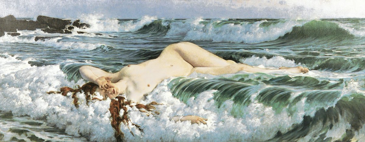 occult__culture's tweet image. Aphrodite, Adolph Hiremy-Hirschl