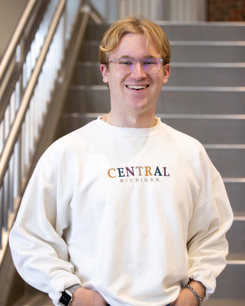 CMUniversity's tweet image. Sophomore Ethan Rauschert serves as the president of Pi Sigma Epsilon. As president, he&apos;s discovering how interpersonal relationships help impact sales and business.