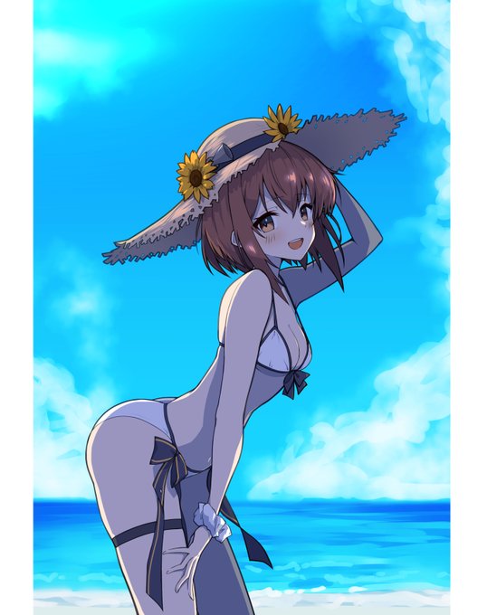 #ビキニの日 
滑り込み 