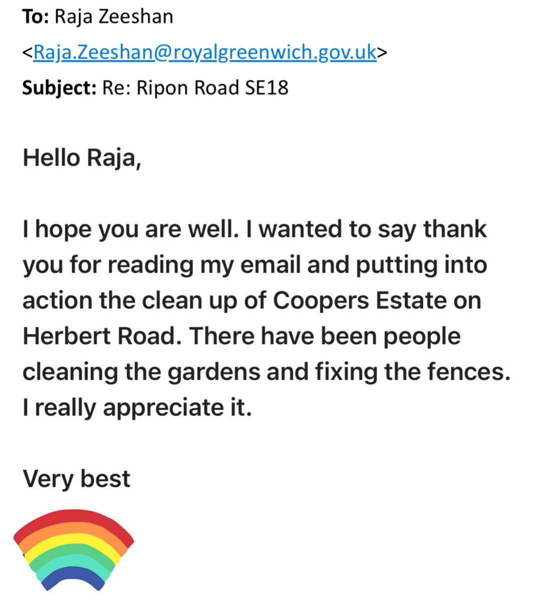 Cllr Raja Zeeshan (@rajazeeshan83) on Twitter photo See It, Say It, Sort It! 📧✅
Always here to help! Please send your casework directly to my email: raja.zeeshan@royalgreenwich.gov.uk.
Together, we keep our community thriving.
#CommunityFirst #ShootersHill #ProblemSolved #HereToServe See It, Say It, Sort It! 📧✅
Always here to help! Please send your casework directly to my email: raja.zeeshan@royalgreenwich.gov.uk.
Together, we keep our community thriving.
#CommunityFirst #ShootersHill #ProblemSolved #HereToServe