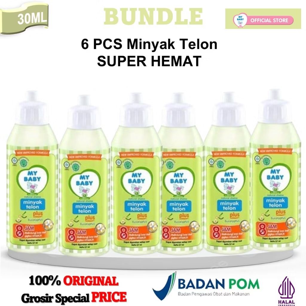 PAKET BUNDLE 3 PCS Minyak Telon My Baby 30ml Rp10.000 aja s.shopee.co.id/8ztz1e4NF7?sha…