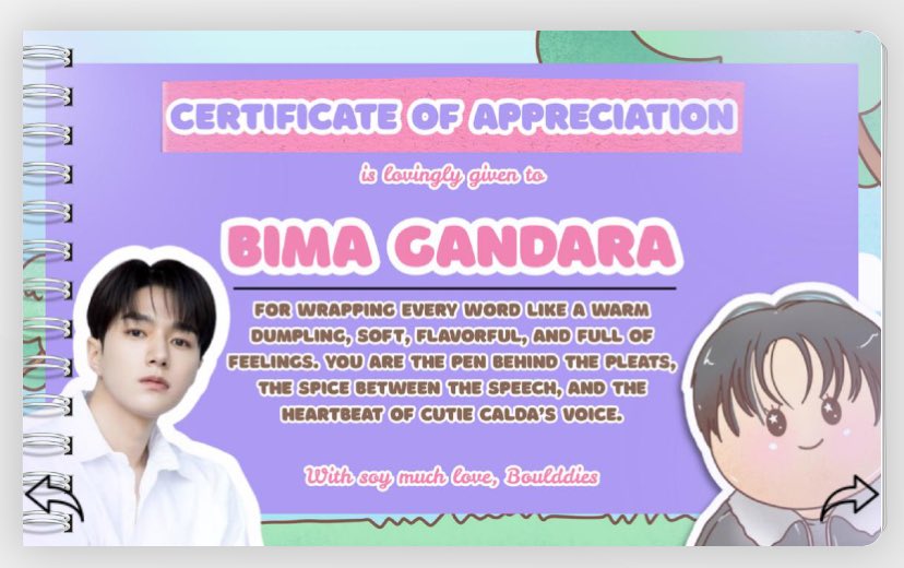 Can’t wait to take my time and read each letters written by Boulddies. Thank you… You guys are the best! 🩵