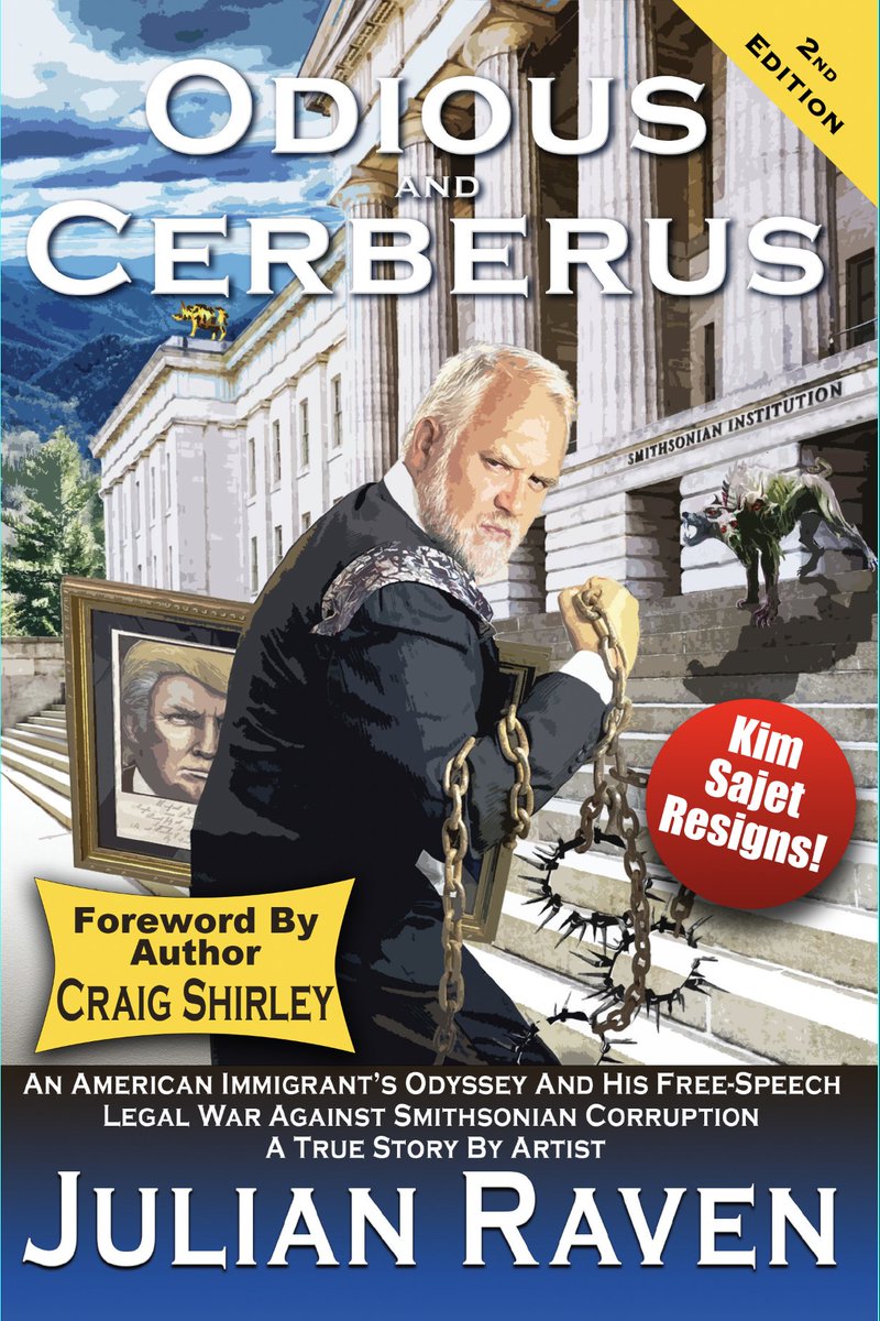 TheJulianRaven's tweet image. Julian Raven Releases Second Edition of Odious &amp;amp; Cerberus Following Resignation of Smithsonian Director Kim Sajet prlog.org/13085780-julia… #OdiousAndCerberus #SmithsonianSaga #FreeSpeechFight #BookLaunch2025 #kimsajetresigns #smithsonian #CORRUPTION