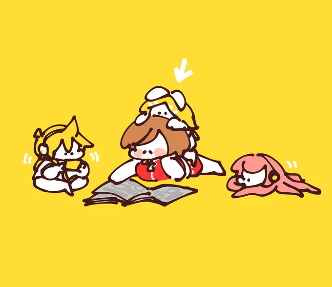 今日はずっとメイコさんと一緒いたリンちゃ