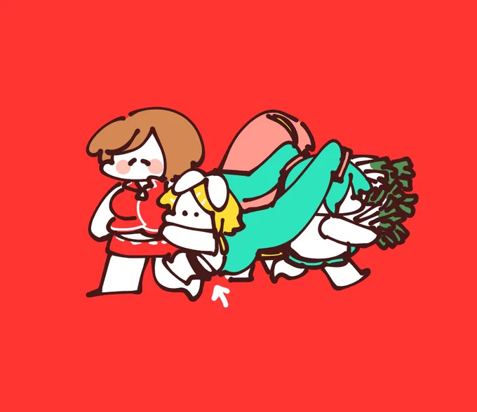 今日はずっとメイコさんと一緒いたリンちゃ