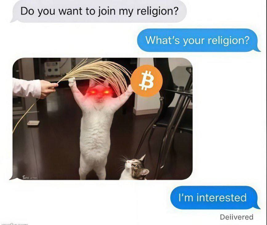wforPHB's tweet photo. 📩 "Do you want to join my religion?"
😼 Bitcoin Maxis be like:
👁️🔥
$BTC is not just a coin.
It’s a way of life.
It’s a religion.
It’s the truth.

Comment "🟧" if you're already converted.

#Bitcoin #CryptoMeme #BTC #CryptoReligion #BitcoinMaxi #MemeMagic #CryptoTwitter @KaitoAI https://t.co/frjUyjlPnk